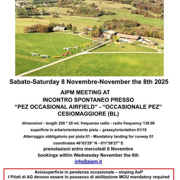 Incontro a Pez di Cesiomaggiore (BL) 8 novembre